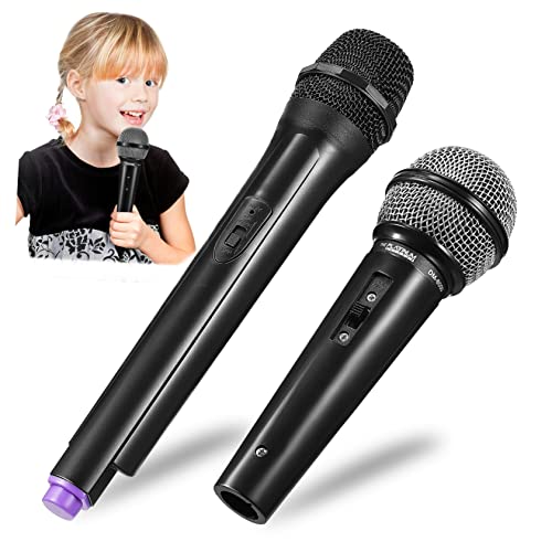 BESPORTBLE 4pièces Jouets Microphone Plastique pour Garçon Fille Accessoires De Fête Et Karaoké Favorise De Rôle