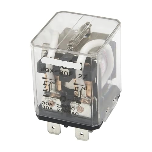 Relé JQX-30F 30A 24VCC electromagnético DPDT JQX-30F-2Z 220V alta potencia