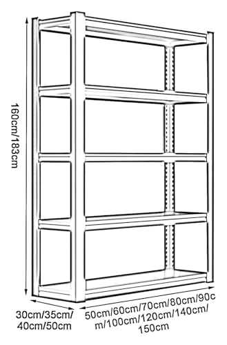 Rack à 5 niveaux pour optimiser le rangement des espaces encombrés