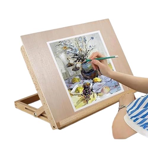Caballete de mesa para pintura - Equipo de pintura con ángulo ajustable | Caballete portátil de escritorio | Para niños, adultos, estudiantes, artistas principiantes, estudio doméstico, centro Ar