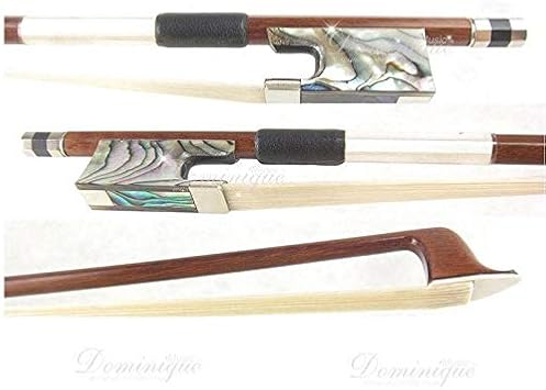Pernambuco Violin Bow Model 501 with Abalone Frog Full Size 4/4 4/4 - Size