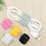Muiticolor 15 Pack Cable Organizers for Cords Cord Keeper Wraps Charging Cable Management Accessories