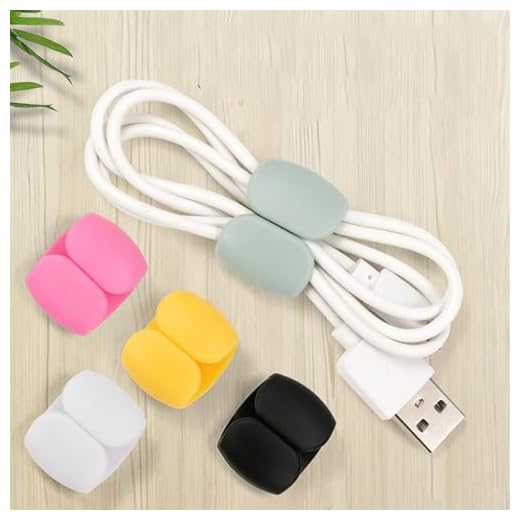 Muiticolor 15 Pack Cable Organizers for Cords Cord Keeper Wraps Charging Cable Management Accessories
