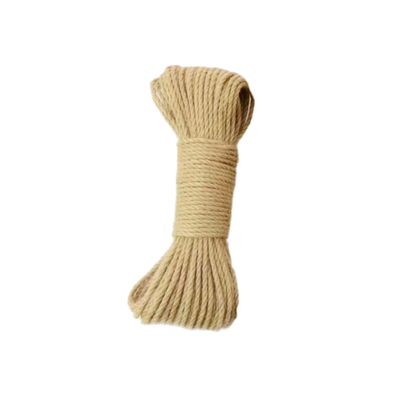 Corde de jute naturelle épaisse 8mm Homoyoyo tressée de haute qualité