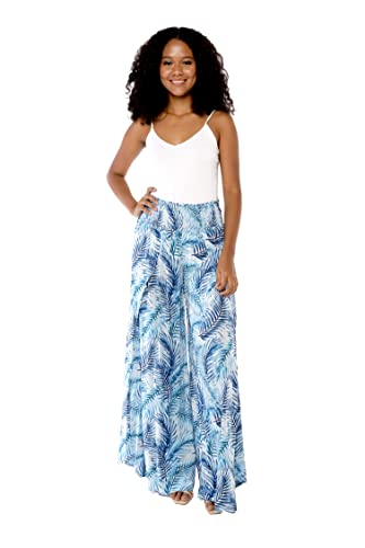Image of Hawaii Hangover Family Matching Hawaiian Clothes, Simply Blue Leaves | Family matching Hawaiian outfits, Simply Blue Leaves, lightweight rayon, machine washable, tropical leaf print, luaus