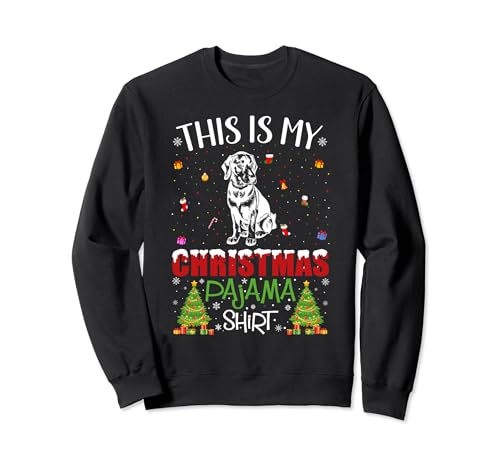 This is My Christmas Pajama Coonhound Dog Ugly Xmas Sweater Sweatshirt