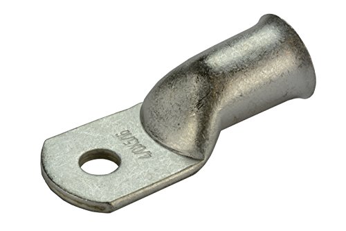 Temco 10 Pack Tinned Copper Welding Battery Cable Ends, Lugs Terminal 4/0 Awg 5/16" Hole - Marine Grade (6 Awg To 1/0 Awg Options Available) #TOP2