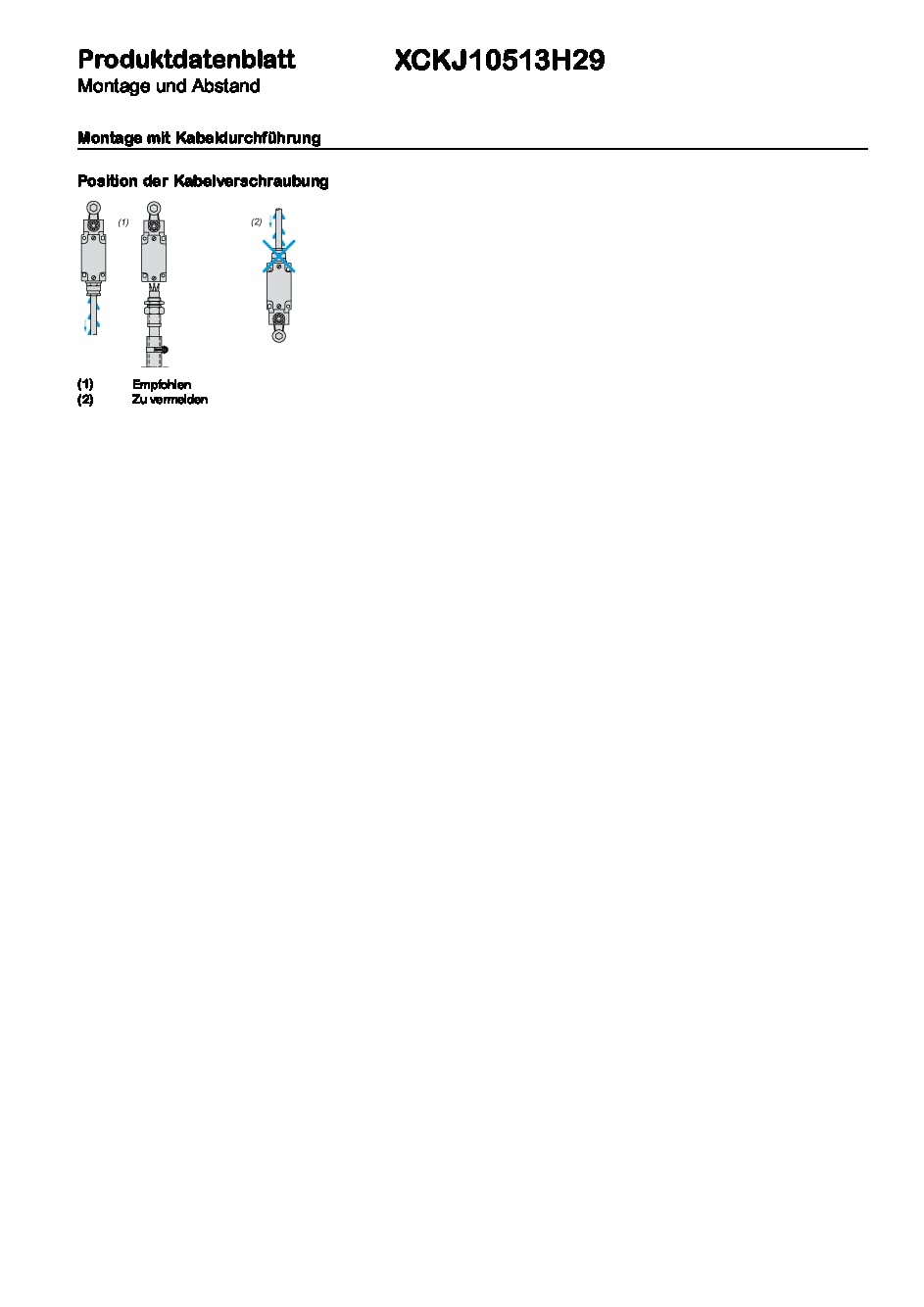 Schneider Electric XCKJ10513H29
