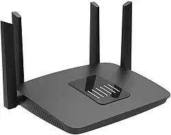 Roteador Extensível Wireless 6 Ac 1200Mbps Wan/Lan Gigabit-Ethernet 802.11Ac com 4 Antenas Externas 5Dbi