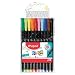 Maped Graph'Peps Felt Tipped Pens, Assorted Colors, Pack of 10 (749150)