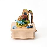 WOODERFUL LIFE Wooden Round & Round Music Box | Dinosaur Jungle Cruise | 1064511 |Hand Painting Most