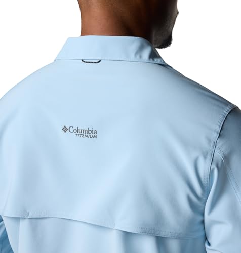 Columbia Men's Summit Valley Woven Long Sleeve Shirt, Ripple Blue, Medium by Columbia - Used condition - Image 5