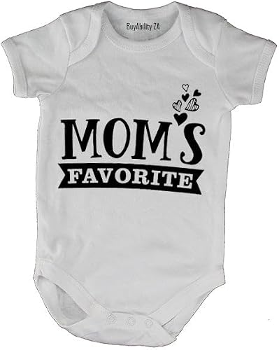 Mom's Favorite - Baby Grow 0-3 months White Short Sleeve