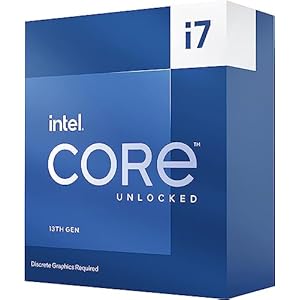 Intel Core i7-13700KF Gaming Desktop Processor 16 cores (8 P-cores + 8 E-cores) – Unlocked