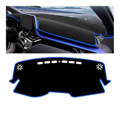 Couverture tableau bord voiture anti-reflet pour voyages en Toyota C-HR