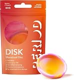PERIOD Wiederverwendbare Menstruationsdisk – Menstruationsscheibe aus platinvernetztem medizinischem Silikon, mit automatischer Entleerungsfunktion – komfortabel für alle Phasen der Menstruation, M/L