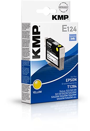 KMP Tintenkartusche für Epson Stylus S22, E124, yellow