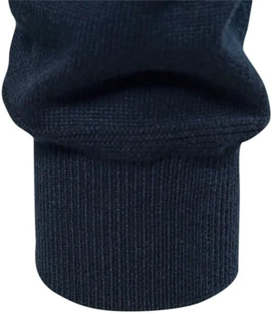 Men's Cotton Cardigan Sweater Men Casual Single Breasted Solid Color Sweater