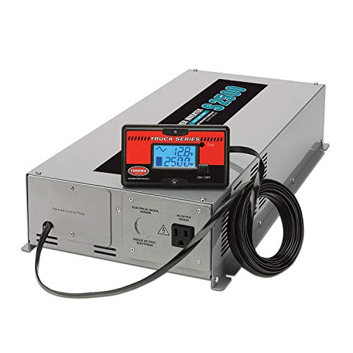 Tundra S Series - DC/AC Truck Power Inverter - Pure Sine Wave 2500W / 12V DC to 120V AC - S2500