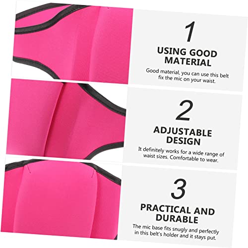Bolsa De Cinto De Microfone Bolso Do Microfone Cinto De Microfone Fio Bandas De Braço De Telefone Pa