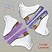 CRS Cross Ice Skate Guards, Soakers and Towel Gift Set. Essential Ice Skating Hard Guard and Soft Skate Blade Cover Accessories for Figure Skating or Hockey (Lunge Lavender, Medium)