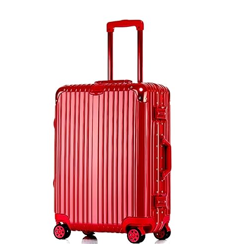 Carry On Luggages Suitcase Travel Luggage Suitcase Spinner with Wheels,Hardside Carry On Suitcase for Travel Luggage Suitcases (Red-26in