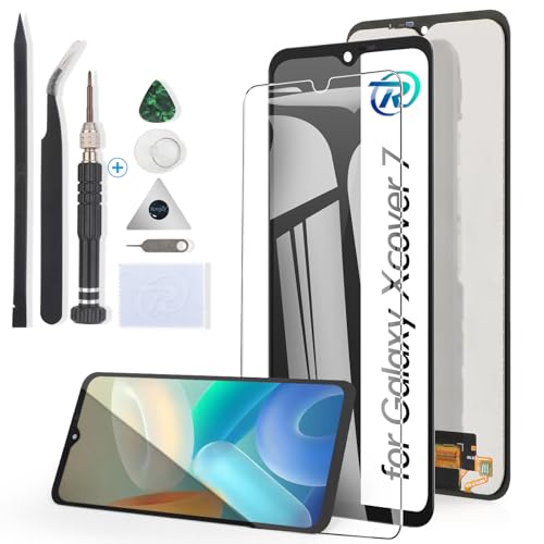 Pantalla para Samsung Xcover 7 LCD táctil soluciona cristal roto SM-G556B