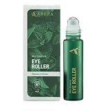 Abera Eye Roller Serum – Eye Bags Treatment For Men with Mint, Vitamin C & Peptides – Cooling Roller for Puffiness & Dark Circles – 0.34 Fl Oz