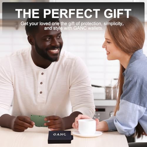 Metal Minimalist Wallet, RFID Blocking Credit Card Holder with Money Clip, Slim Front Pocket Design, Black, Aluminum Construction, Compact Size (ARMY GREEN)4