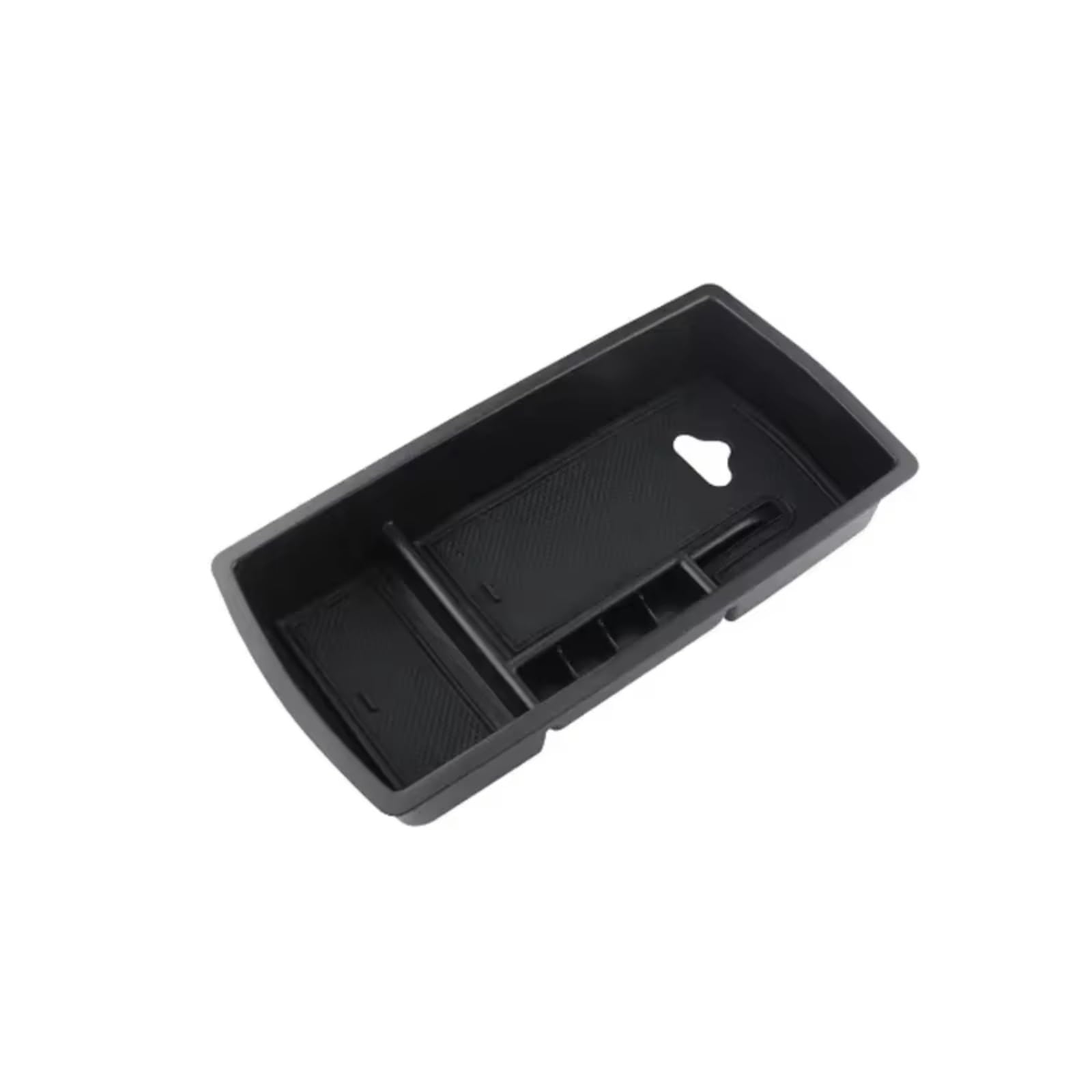 CAQRBCX Car Armrest Divider Tray Compatible With Peugeot For 3008 2017~2025 1 Pcs Armrest Hidden Case Wallet Keys Card Storage Box And Tidy Car