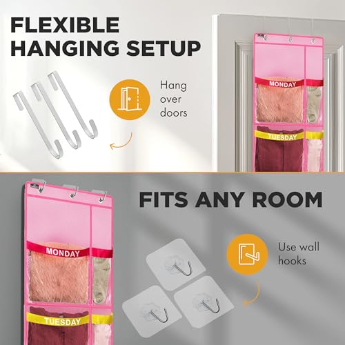 Handy Laundry Weekly Clothes Organizer for Kids, 10 Pocket 5-Shelf Closet by Handy Laundry - Used condition - Image 4