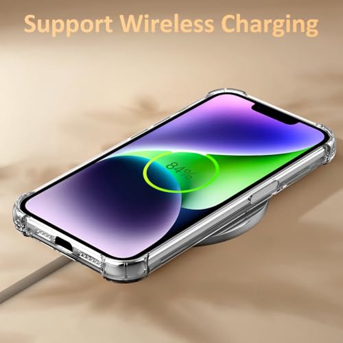 Coque silicone iPhone 14 Plus transparente antichoc motif Noël camion - 7