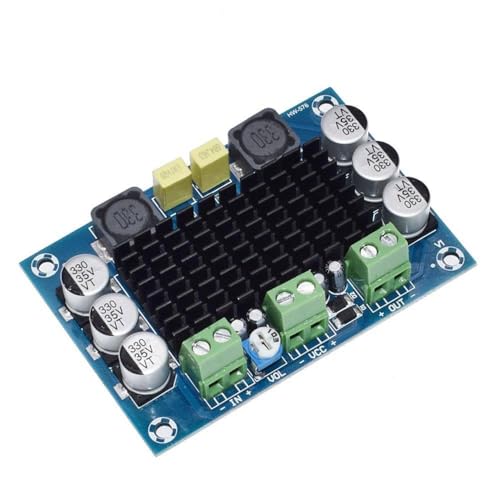 Image of XH-M542 100W Mono Audio Amplifier Board | TPA3116D2 Digital Class D AMP Module | DC 12V-24V Power | High Power Subwoofer AMP for DIY Speaker, Car Audio, Home Theater, Robotics