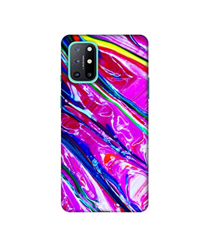 Image of Amazon Brand - Solimo Designer Oil Color 3D Printed Hard Back Case Mobile Cover for OnePlus 8T