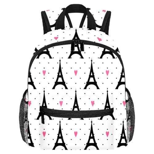 Petit sac à dos léger Tour Eiffel : finis les sacs lourds grâce aux poches gourde