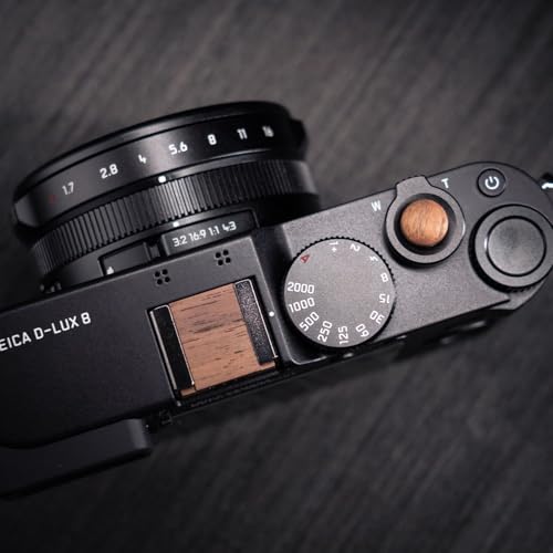 【極美品】LEICA D-LUX8 + 純正レリーズボタン 新品)Leica (ライカ) レリーズボタン ブラス（商品ID：4548182195993