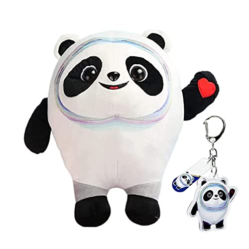 Bing Dwen Dwen Olympic Mascot,Bing Dwen Dwen Plush Toy, 2022 Winter Olympic Games Mascot ,for Panda Fan'S Birthday Plush Throw Pillow Cute Panda Nap Pillow Plush Cushion