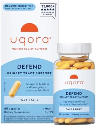 Uqora Defend, Urinary Tract Support, 60 Capsules