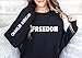 Charlie Kirk Freedom Sweatshirt, Great American Pat.riot Charlie Kirk Freedom Hoodie, Sweatshirt - Hoodie Sleeve Printed Garment, Charlie Kirk Apparel
