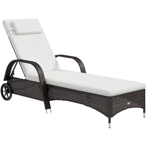 Outsunny Reclining Chaise Lounge Chair Cover