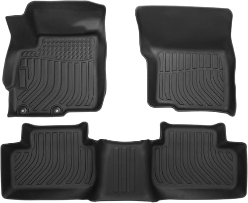 Cartist Floor Mats for Mitsubishi Outlander Sport 2011-2024 (Only Fit for 5 Seats) All Weather Floor Mat for Outlander Sport Accessories Heavy Duty TPE Carpet Protection