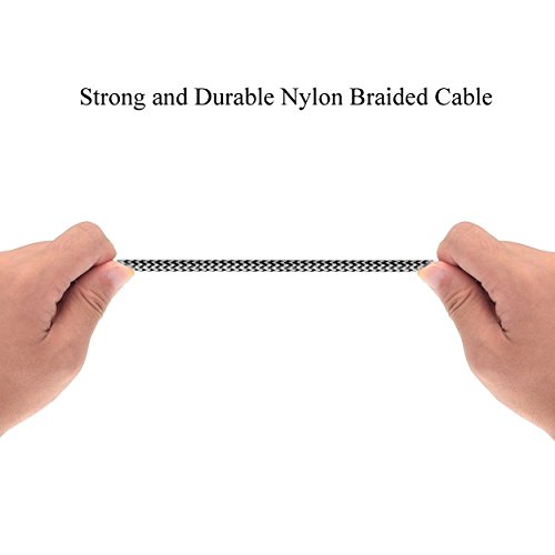 Ailun Usb Type C Cable 6Ft 3Pack High Speed Type C To Usb A Sync Charging Nylon Braided Cable For Galaxy S22/S22+/S22Ultra,Galaxy S21 5G,Galaxy S20 Smartphone Tablets Silver Blackgrey Not Micro Usb #TOP3