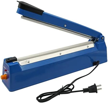 MOGOULUA 300mm Heat Sealer 12" Portable Sealing Machine 3mm Seal Width Manual Sealer with 8 Gear Temperature Control Household Heat Sealer Plastic Bag Sealer Food Sealer for Mylar PP and PE Bag