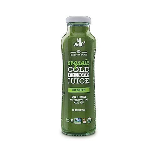 ALLWELLO Mix of Organic Cold Pressed Juice Drinks with Real Fruits and Vegetables Gluten Free Non-GMO Healthy Juices No Preservatives No Sugar Added (Mix, 12 Pack) - Thumbnail 4