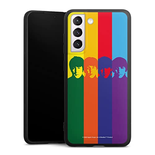 DeinDesign Coque en Silicone Premium Compatible avec Samsung Galaxy S21 FE 5G Etui Silicone Coque Souple Arc-en-Ciel The Beatles Bande - Les Beatles, Paul McCartney, John Lennon, RIngo Starr, George Harrison DeinDesign Coque en Silicone Premium Compatible avec Samsung Galaxy S21 FE 5G Etui Silicone Coque Souple Arc-en-Ciel The Beatles Bande