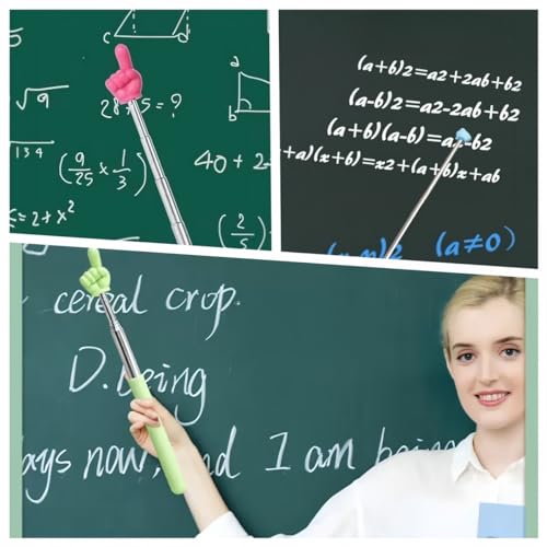 DOLANFYE Caneta de leitura de dedo infantil com ponta de leitura, estudante de jardim de infância, p