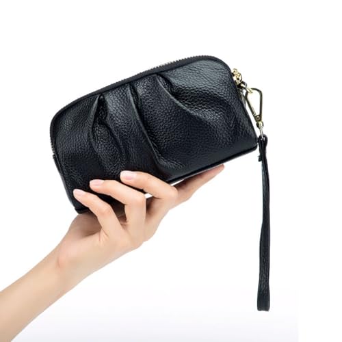 Women's Coin Purses, Card Cases, Money Clips, Handbags, Genuine Leather Wallets (Brown)2