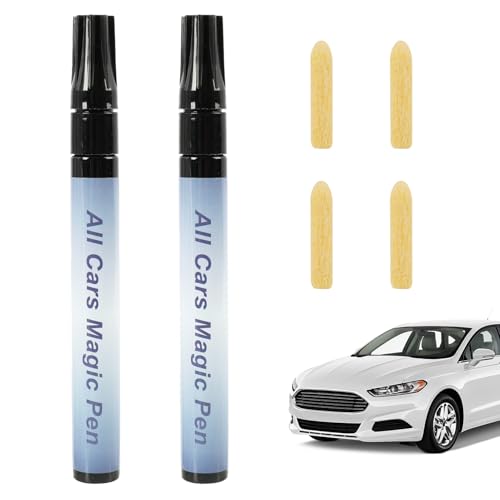 sofun 2 PCS All Cars Magic Pen Car Scratch Remover Pen Weatherproof Auto Paint Repair Pen For All Vehicle Colors
