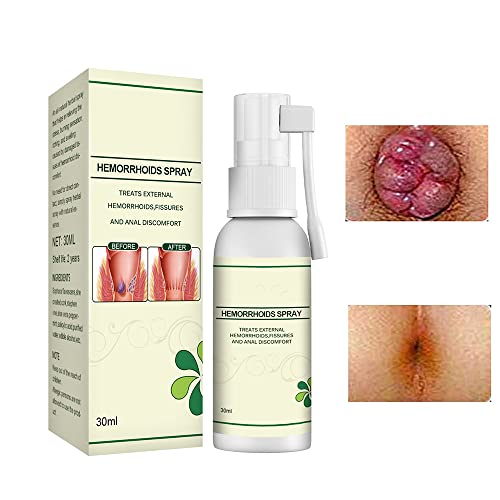 30ML Hemorrhoid Spray, Korean Natural Herbal Hemorrhoids Spray Pain Itch Relief, Hemorrhoid and Fissure Treatment, Hemmoroids Treatment Removal Spray (1pcs) Cover