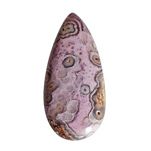 Agate violette naturelle, pierre fine de 23 carats de haute qualité